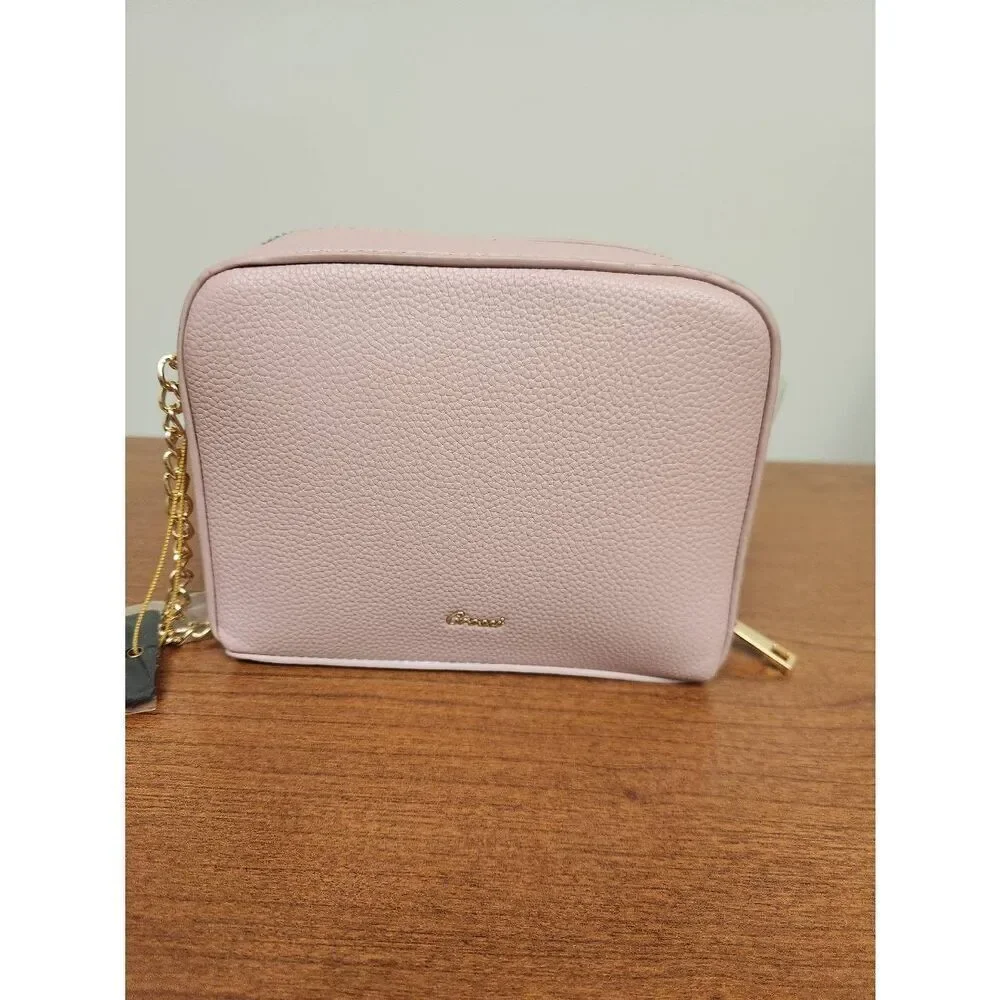 NWT Crossi Pink Bow Gold Chain Crossbody Bag (L)